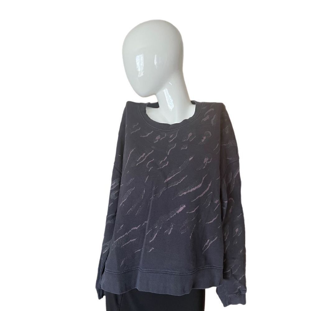 Allsaints Glitter Animal Print Sweatshirt